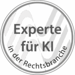 Badge - Experte für KI under Rechtsbranche